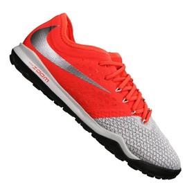 Сороконожки Nike Hypervenom PhantomX III Pro Zoom TF Grey/Crimson #grai.com.ua