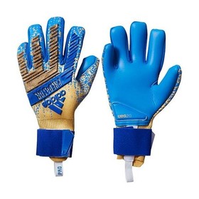 Вратарские перчатки adidas Predator Pro Blue/Gold #grai.com.ua