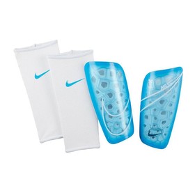 Футбольные щитки Nike Mercurial Lite Blue/White #grai.com.ua