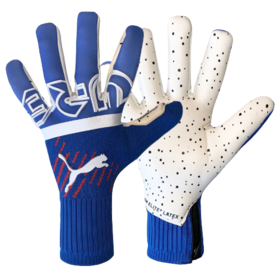 Вратарские перчатки PUMA Future Z Grip 1 Hybrid Bluemazing/Sunblaze/Puma White #grai.com.ua