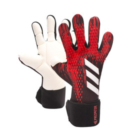 Вратарские перчатки adidas Predator Competition Black/Red #grai.com.ua