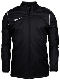 Ветровка Nike PARK 20 Rain Jacket Black/White #grai.com.ua