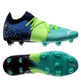 Бутсы PUMA Future Z 1.2 FG/AG Green Glare/Elektro Aqua/Spellbound #grai.com.ua