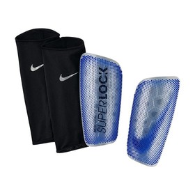 Футбольные щитки Nike Mercurial Lite Superlock Blue/Black #grai.com.ua