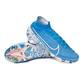 Бутсы Nike Mercurial Superfly VII Elite FG Blue/White #grai.com.ua