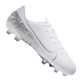 Детские бутсы Nike Mercurial Vapor XIII Academy MG White/Silver #grai.com.ua