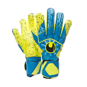 Вратарские перчатки Uhlsport Radar Control Supergrip HN Blue/Yellow #grai.com.ua