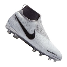 Детские бутсы Nike Phantom Vision Elite DF MG Pure/Black/Crimson/Grey #grai.com.ua