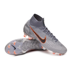 Бутсы Nike Mercurial Superfly VI Elite FG Grey/Black/Blue #grai.com.ua