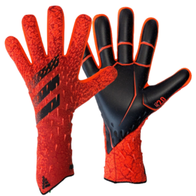 Вратарские перчатки Adidas Predator Pro Solar Red/Red/Black #grai.com.ua