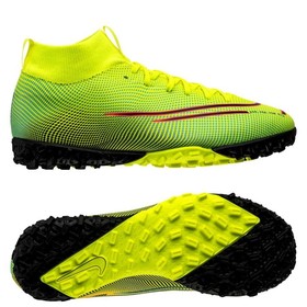 Детские сороконожки Nike Mercurial Superfly VII Academy MDS TF Lemon Venom/Black/Aurora Green #grai.com.ua