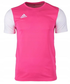 Футболка/Детская adidas Estro 19 Pink/White #grai.com.ua