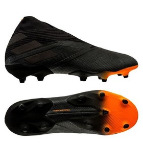 Бутсы adidas Nemeziz 19+ FG Core Black/Signal Orange #grai.com.ua