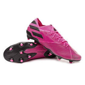 Бутсы adidas Nemeziz 19.1 FG/AG Pink/Black #grai.com.ua