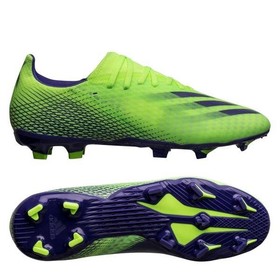 Бутсы adidas X Ghosted.3 FG/AG Signal Green/Energy Ink #grai.com.ua