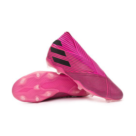Детские бутсы adidas Nemeziz 19+ FG/AG Pink/Black #grai.com.ua