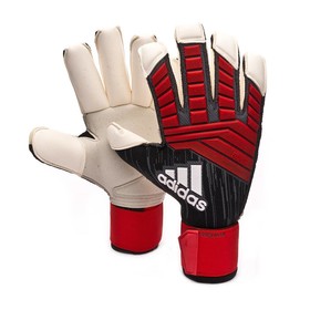 Вратарские перчатки adidas Predator Fingertip Black/Red/White #grai.com.ua