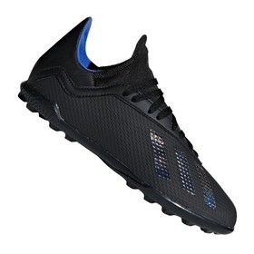 Детские сороконожки adidas X Tango 18.3 TF Black/Blue #grai.com.ua