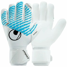 Воротарські рукавички Uhlsport Fangmaschine Cybertec Supersoft HN White/Cyber Blue/Black
