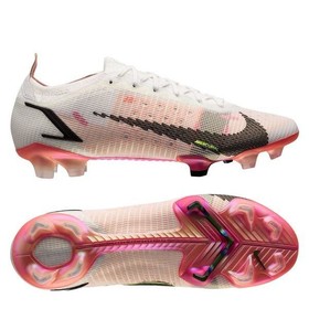 Бутсы Nike Mercurial Vapor 14 Elite FG White/Black/Bright Crimson/Pink #grai.com.ua