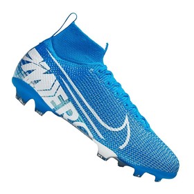 Детские бутсы Nike Mercurial Superfly VII Elite FG Blue/White #grai.com.ua