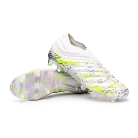 Бутсы adidas COPA 20 + FG White/Black/Signal Green #grai.com.ua