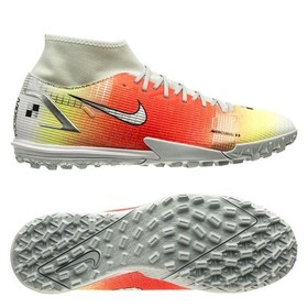 Сороконожки Nike Mercurial Superfly 8 Academy TF MDS 004 White/Bright Mango #grai.com.ua