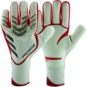 Воротарські рукавиці adidas Predator Pro 25 White/Pure Ruby/Black