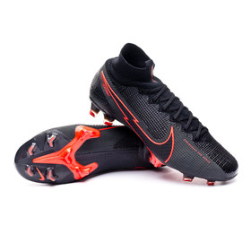 Бутсы Nike Mercurial Superfly VII Elite FG Black/Dark Smoke Grey/Red #grai.com.ua