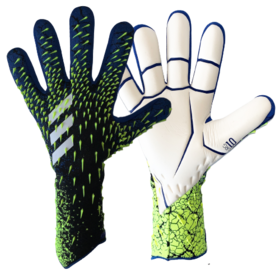 Вратарские перчатки Adidas Predator 21 Pro Promo Black/Team Royal Blue/Solar Yellow/White #grai.com.ua