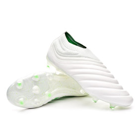 Бутсы adidas Copa 19+ FG/AG White/Green/White #grai.com.ua