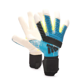 Вратарские перчатки adidas Predator Pro Hybrid PC Bright Cyan/Silver/Yellow #grai.com.ua