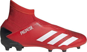 Детские бутсы adidas Predator 20.3 Laceless FG Active Red/White/Black #grai.com.ua