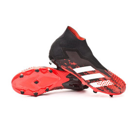 Детские бутсы Adidas Predator 20+ FG Core Black/Cloud White/Active Red #grai.com.ua