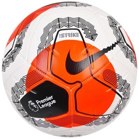 Футбольный мяч Nike Strike Premier League 19/20 White/Hyper Crimson/Black Футбольный мяч Nike Strike Premier League 19/20 White/Hyper Crimson/Black