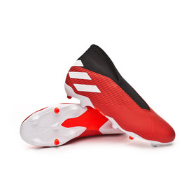 Бутсы adidas Nemeziz 19.3 FG/AG Laceless Red/White #grai.com.ua