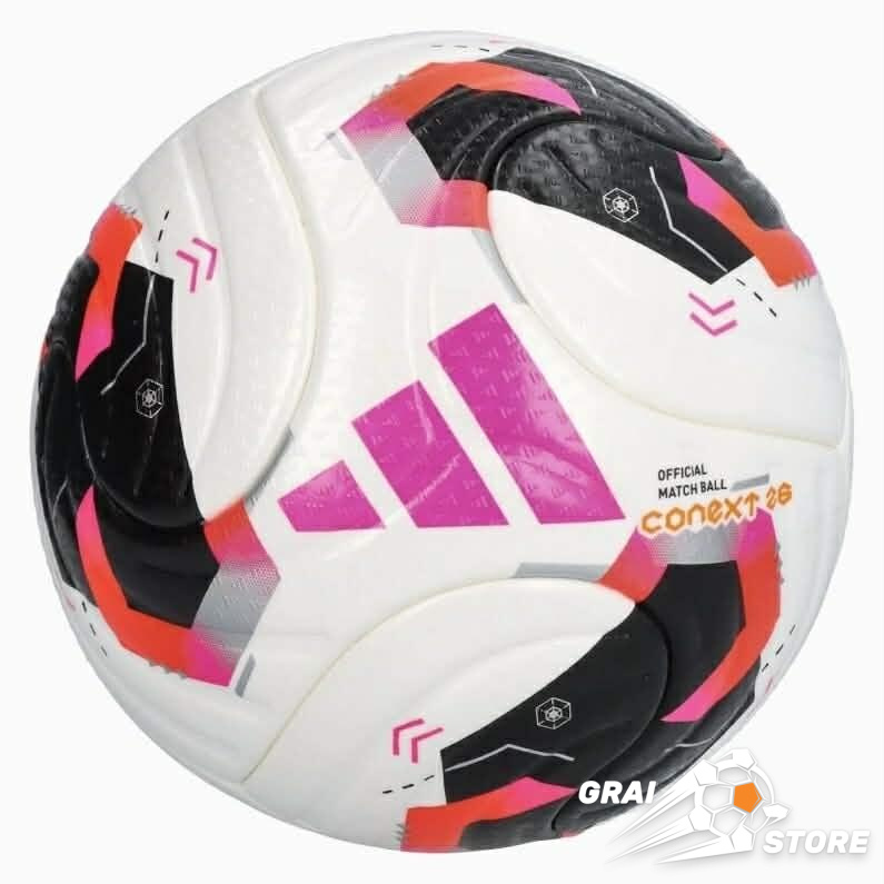 Футбольний м'яч Adidas Conext 26 Pro White/Black/Silver Metallic