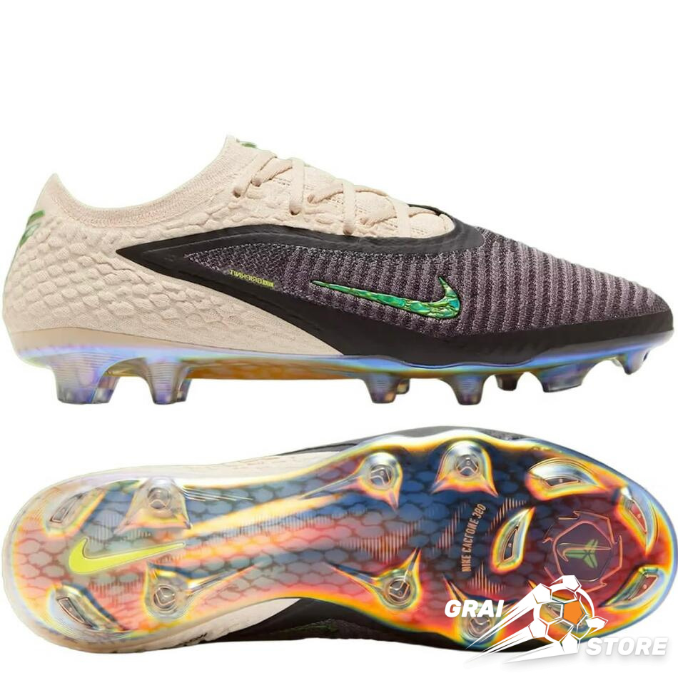 Бутси Nike Phantom 6 Elite Low FG "Black Mamba" Kobe Bryant  White/Black/Emerald