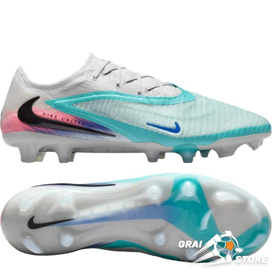 Бутси Nike Phantom 6 Elite Low United 002 FG White/Coral/Mint