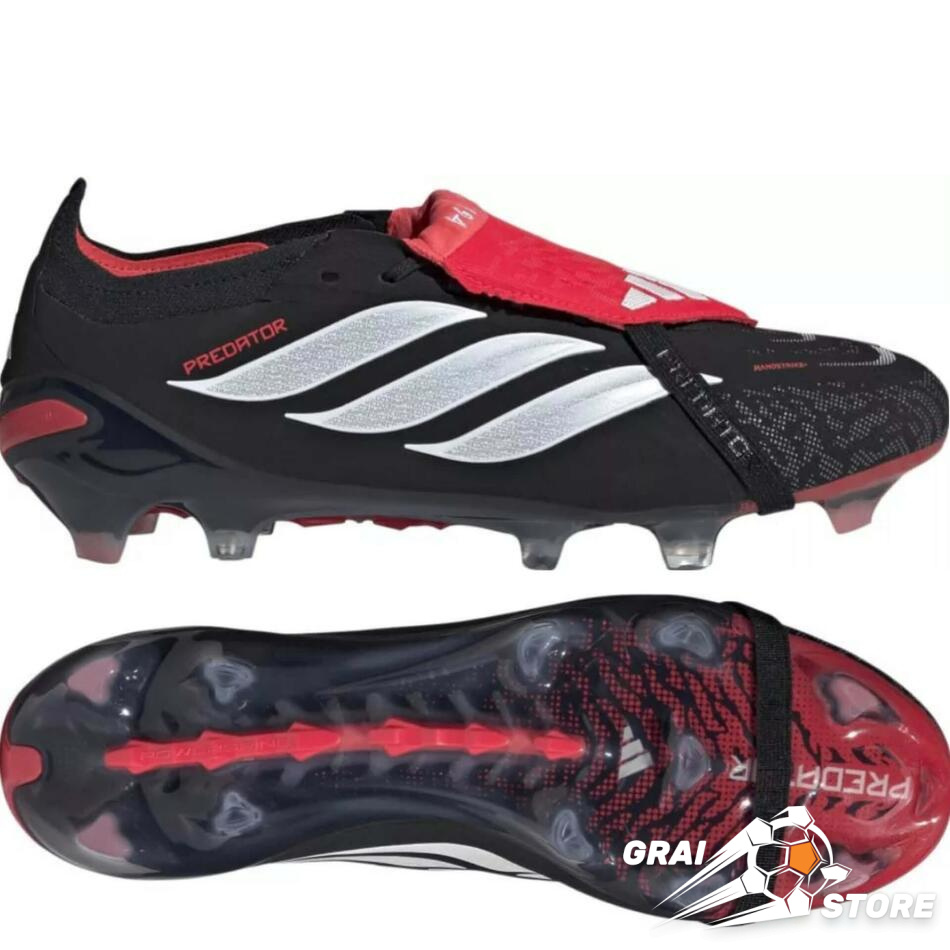 Бутси Adidas Predator 26 Elite FT FG Black/White/Lucid Red