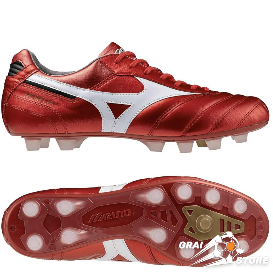 Бутси Mizuno Morelia II Made in Japan FG Red/White/Black Бутси Mizuno Morelia II Made in Japan FG Red/White/Black